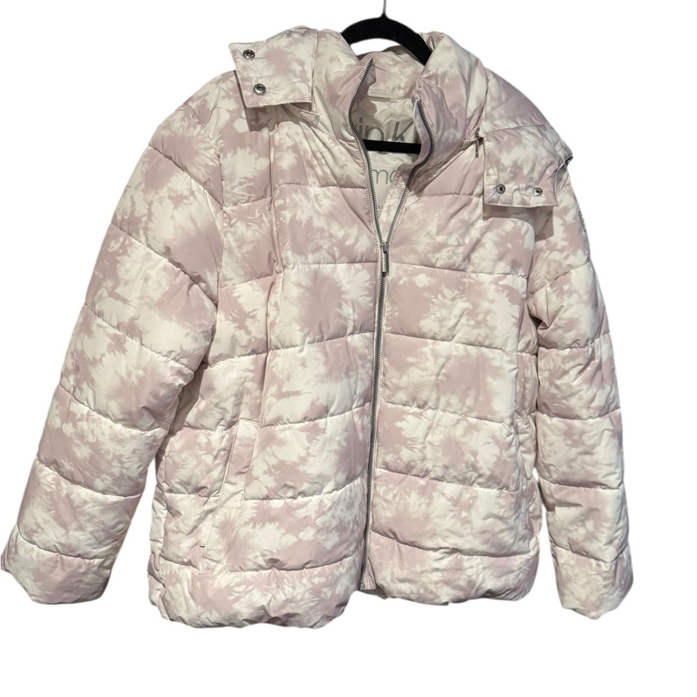 Calvin Klein Performance Lilac and White Puffer Jacket. Nwot